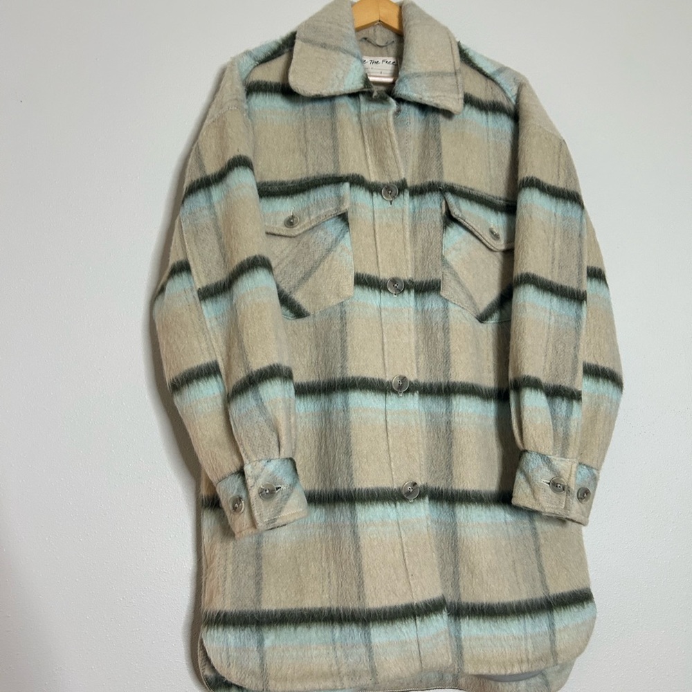 Free people x we the free Vienna brushed shacket jacket - Picture 3 of 13